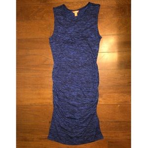 Joe Fresh Maternity Blue Black Dress Large